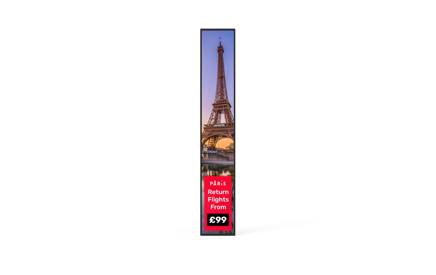 76" Ultra-Wide Stretched Bar Display: 58:9 Panoramic 4K Signage