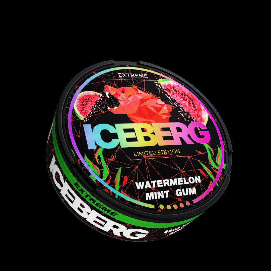 ICEBERG Watermelon Mint Gum – Menge: 10 Dosen