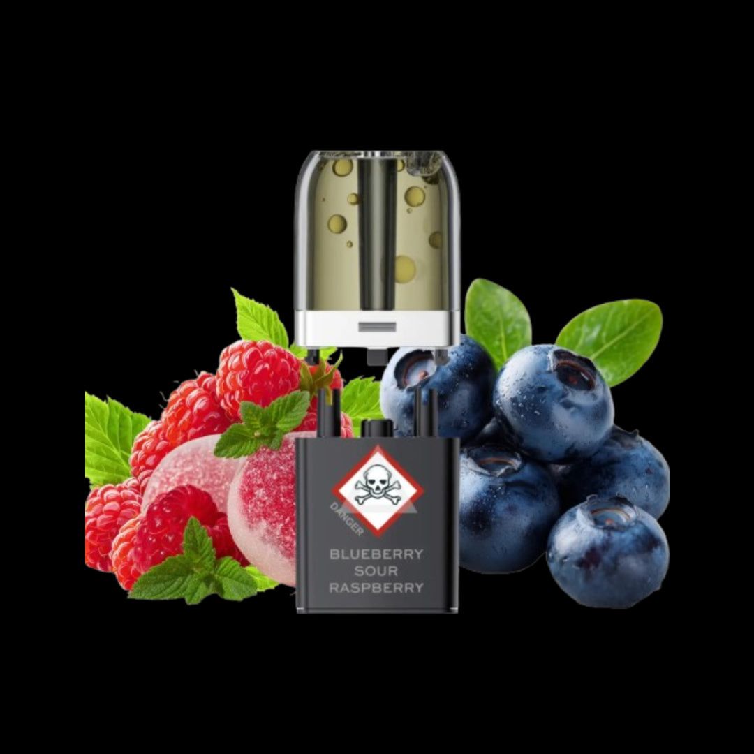 VOZOL NEON PLUG MAX | Blueberry Sour Raspberry | Liquid Pods
