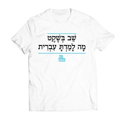 מה למדת עברית