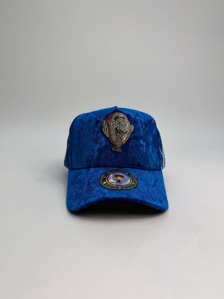 El Boo V2 blue velvet snapback