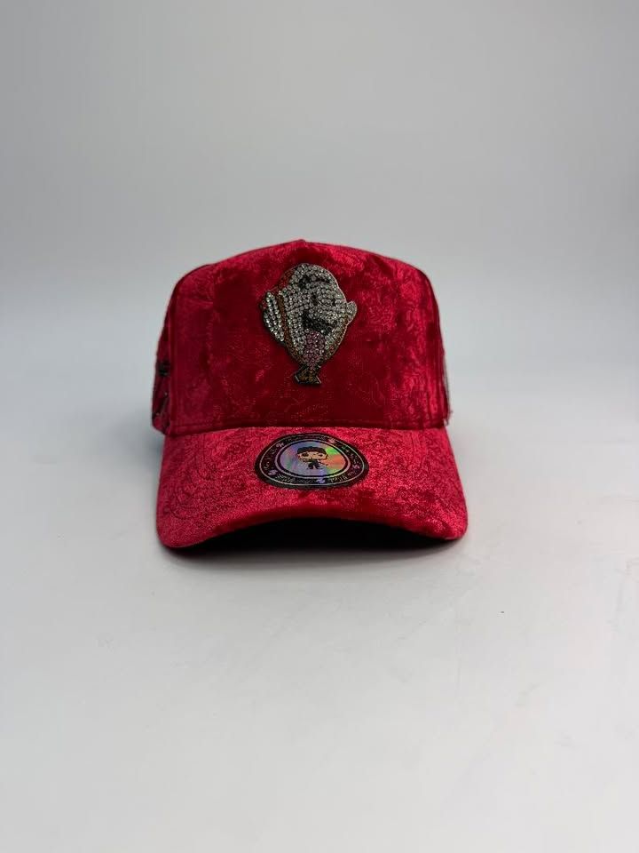 El Boo v2 red velvet snapback