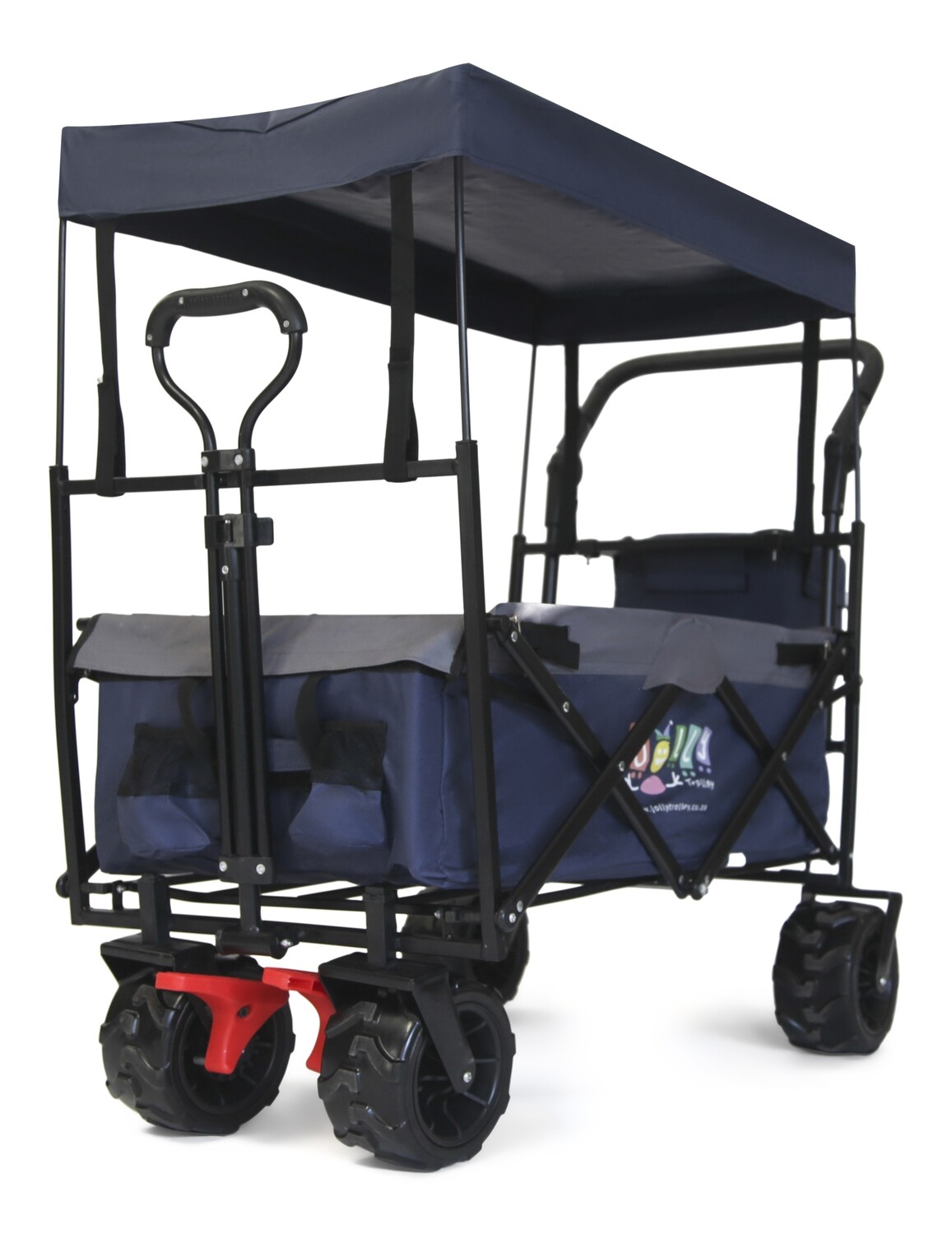 4X4 FAMILY Jolly Trolley with Canopy push and pull handle and Cooler bag