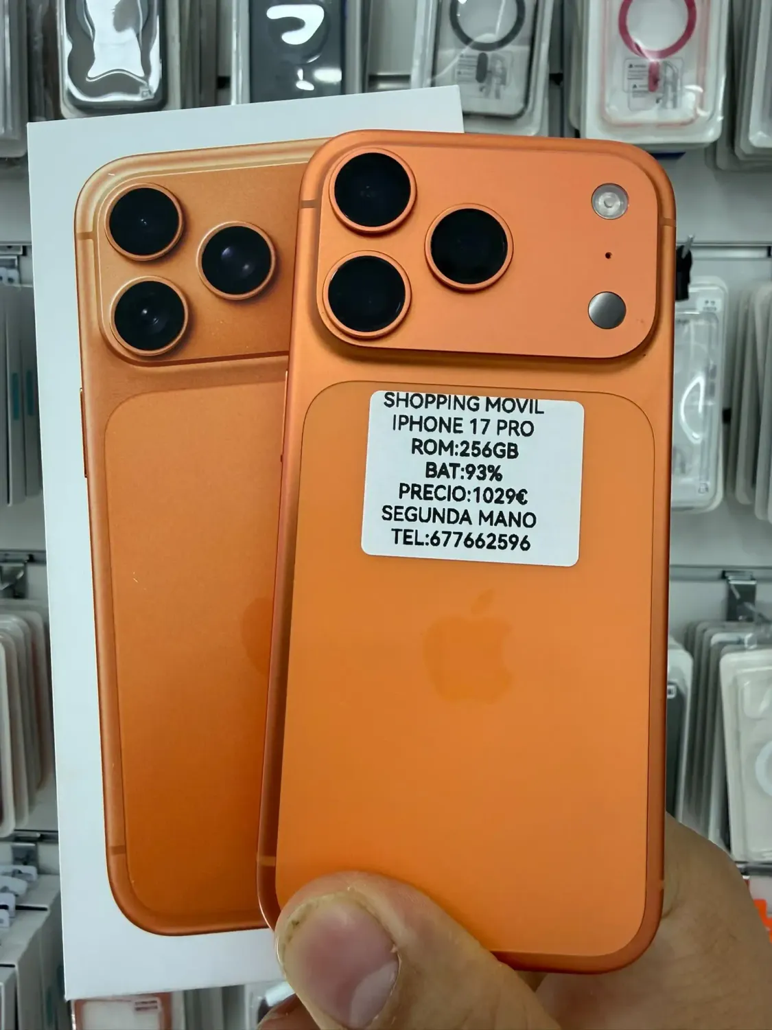 iPhone 17 Pro (naranja)