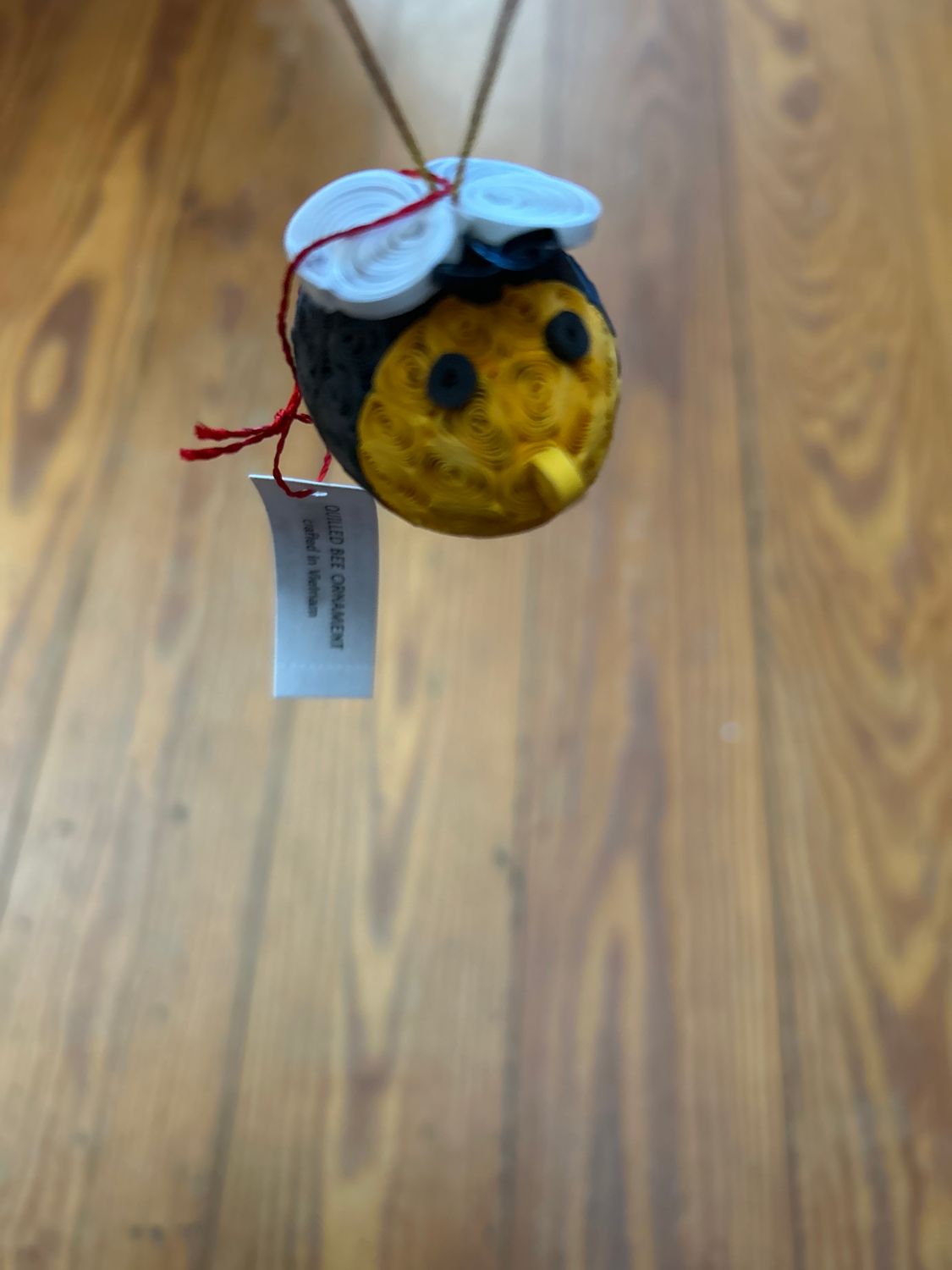 Quilled Bee Ornament