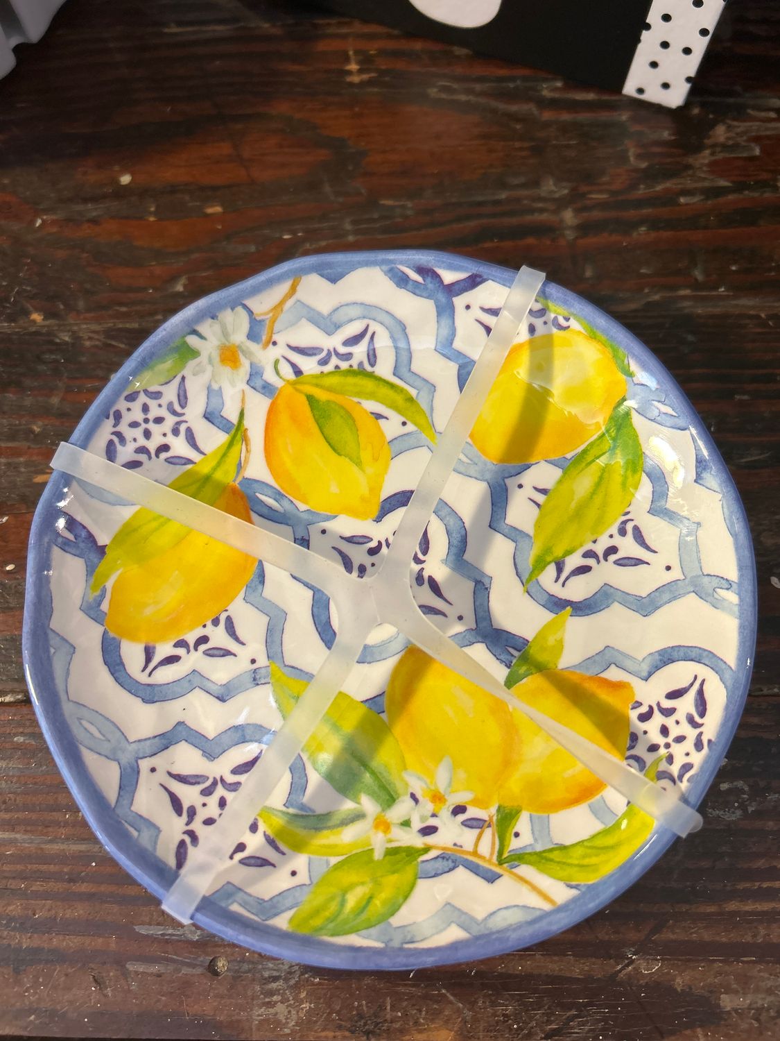 Lovely Lemons Melamine 6" Plate Set (4)