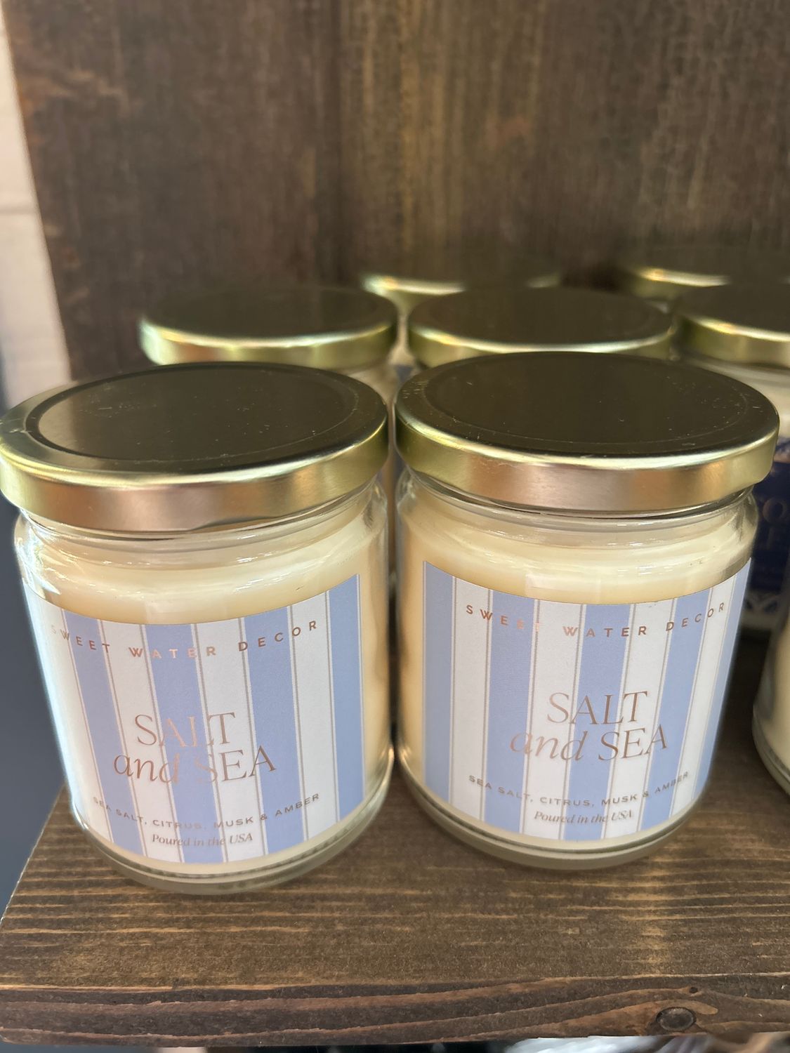 Salt and Sea 9oz Soy Candle
