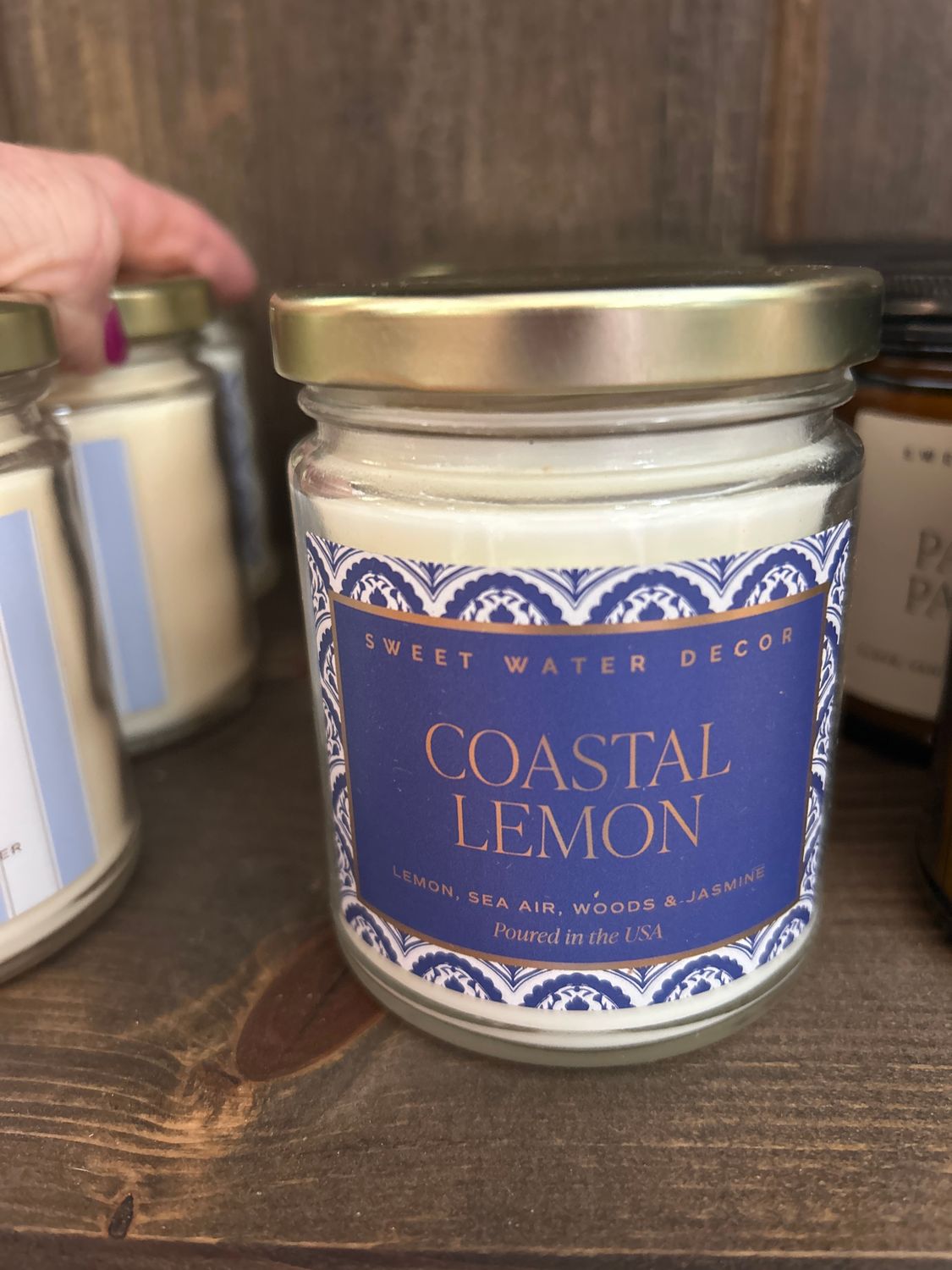 Coastal Lemon 9oz Soy Candle