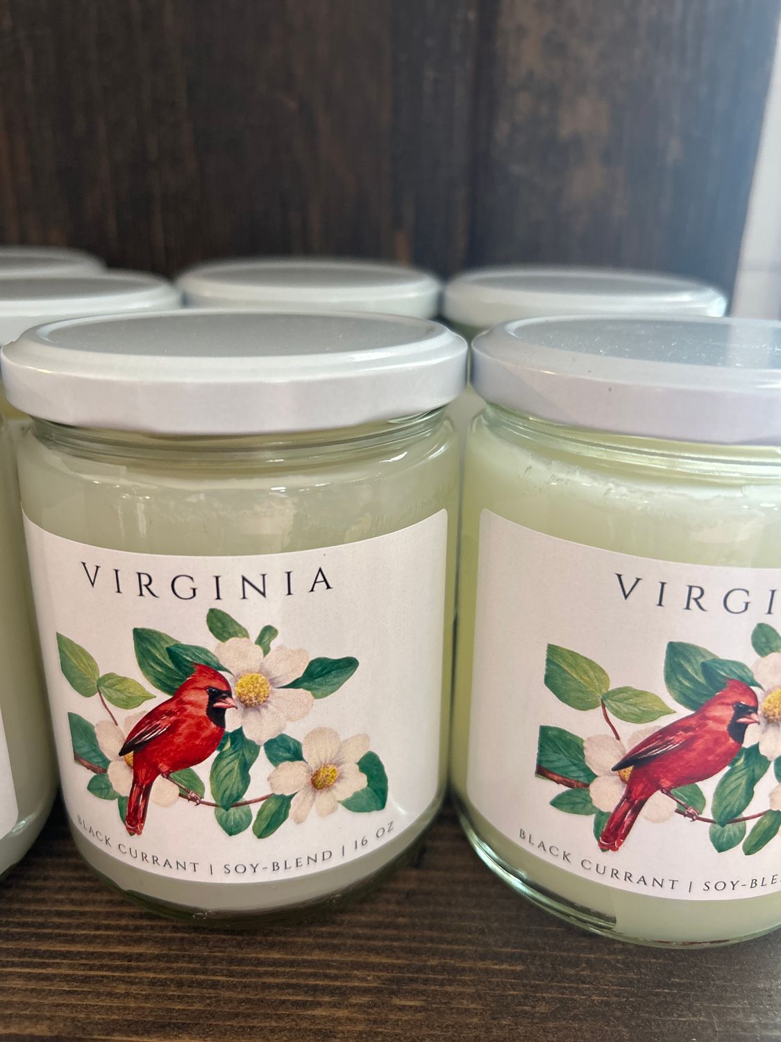Virginia Cardinal &amp; Dogwood-Black Currant