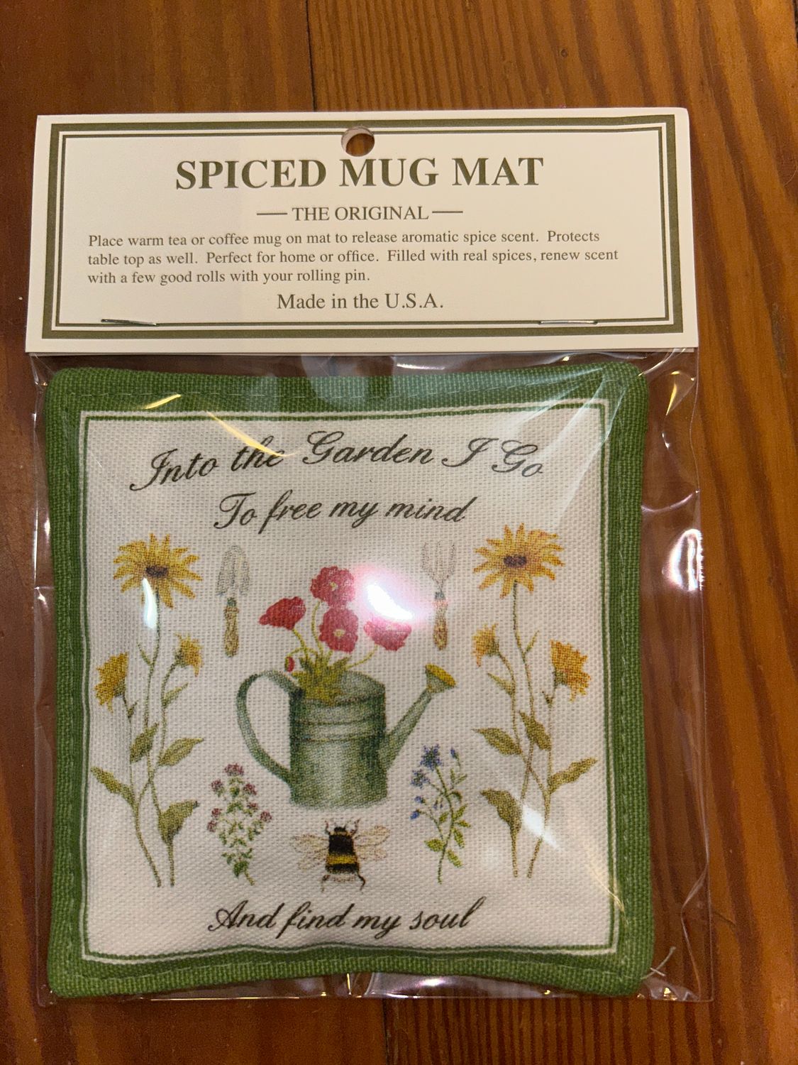 Single Spiced Mug Mat-Into the Garden