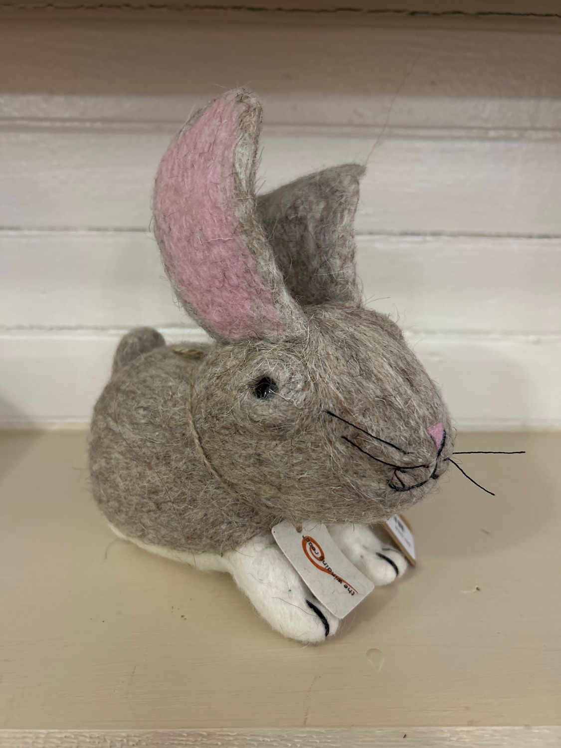 Small Brown Wool Bunny Rabbit