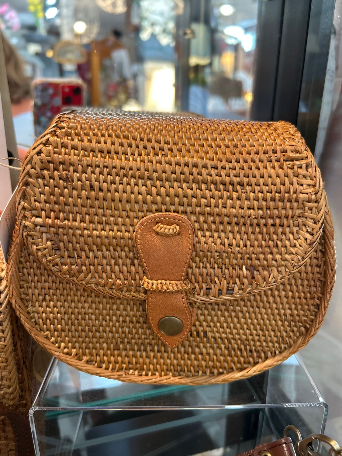 Ata Vine Saddle Bag Crossbody Bag