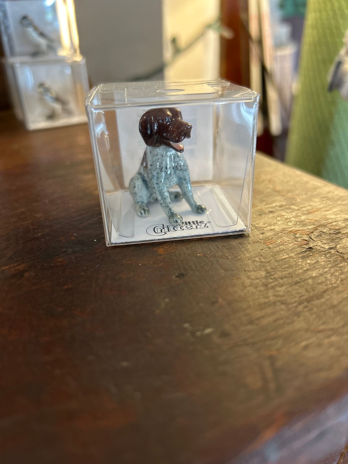 "Bradley" German Pointer Porcelain Miniature