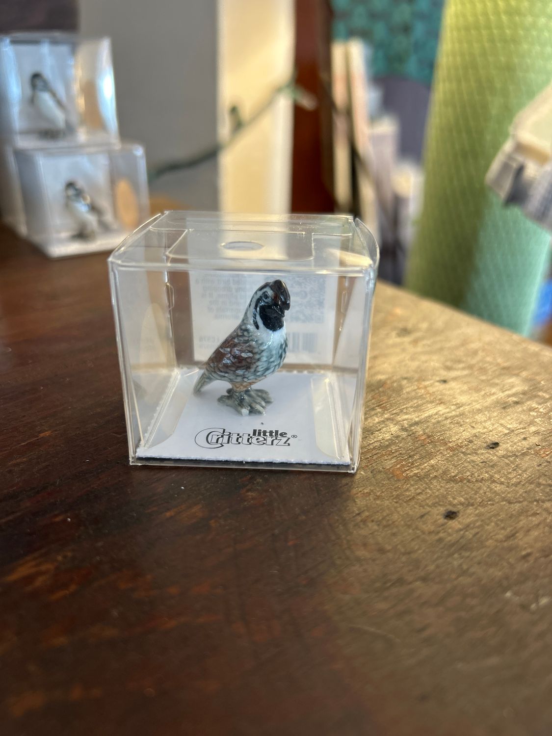 "Valley" California Quail Porcelain Miniature