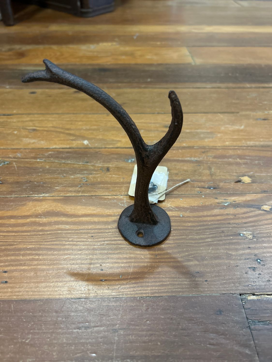 Cast Iron Deer Antler Hook