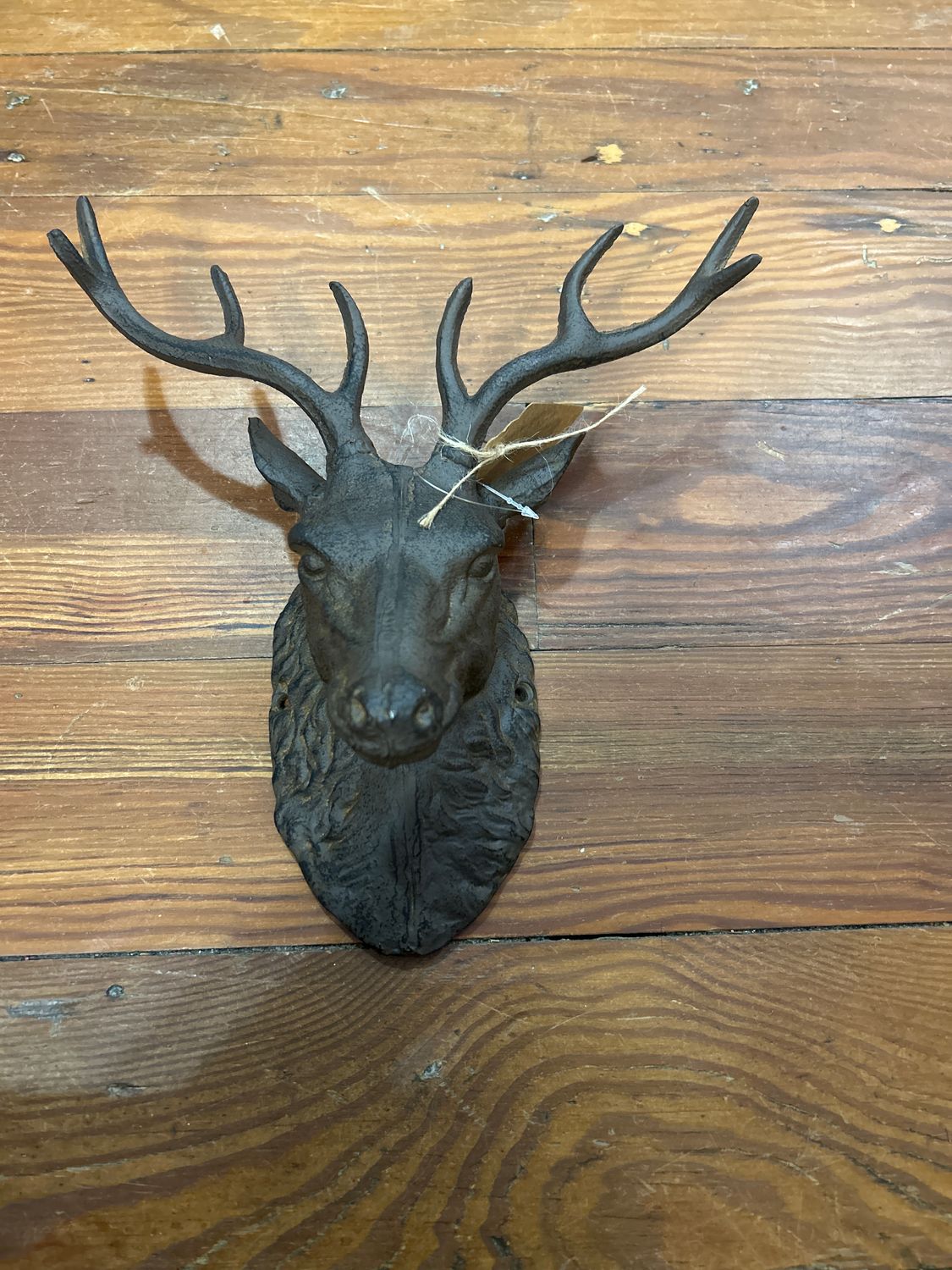 Large Cast Iron Buck Head