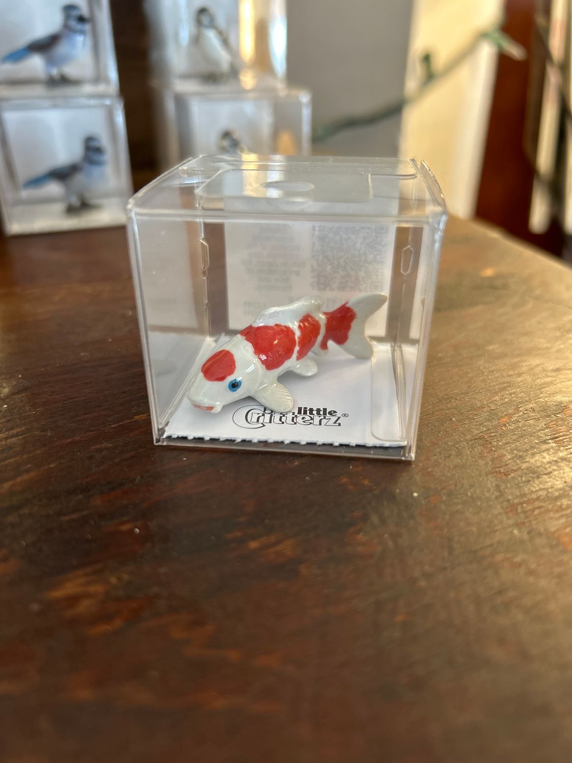 "Kohaku" Koi  Porcelain Miniature