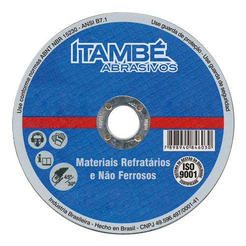 DISCO CORTE ITAMBE REFR 2T 7&quot; X 7/8&quot; CF22