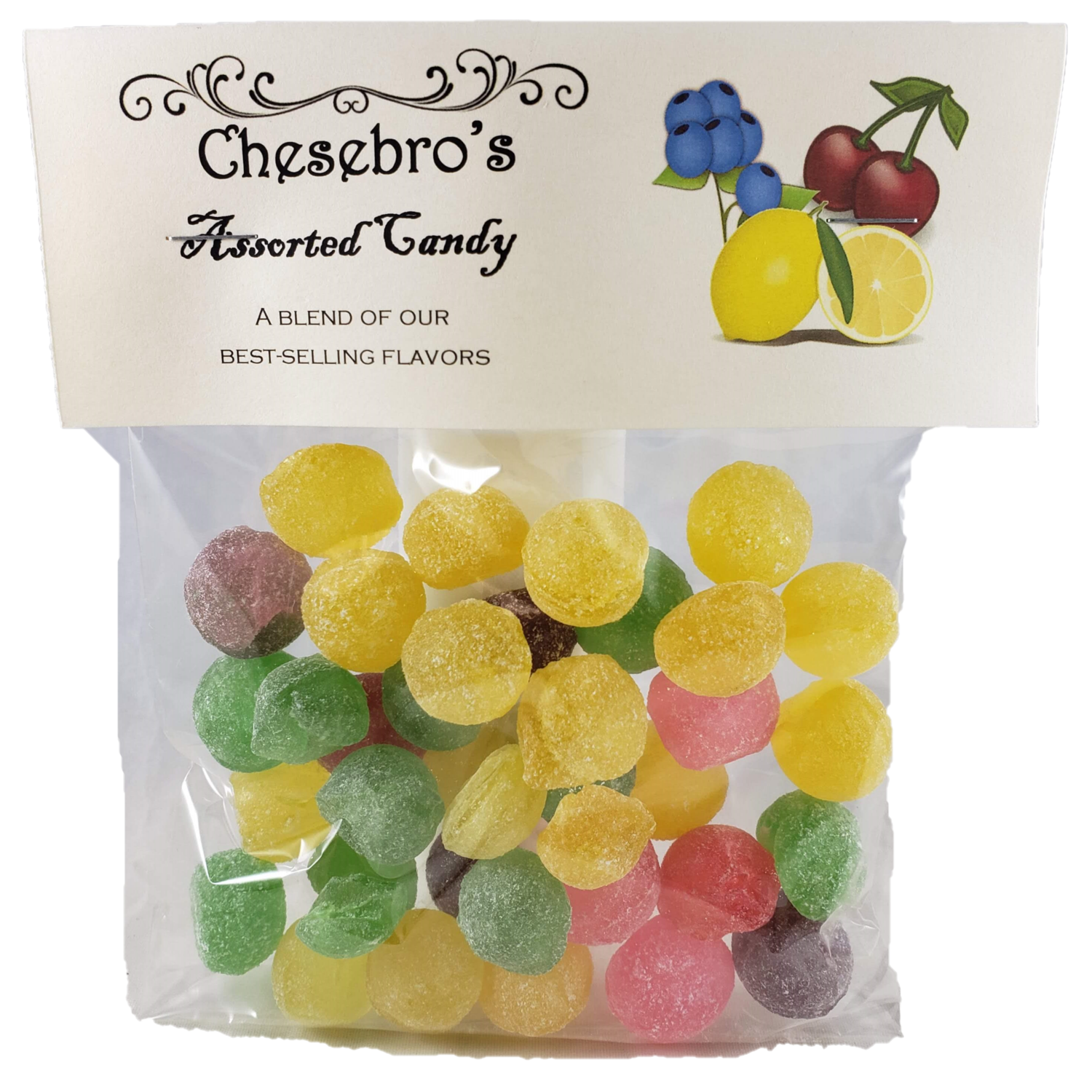 Lemon Drops Hard Candy Chesebro's Huckleberry Hard Candy Drops – Sweet ...