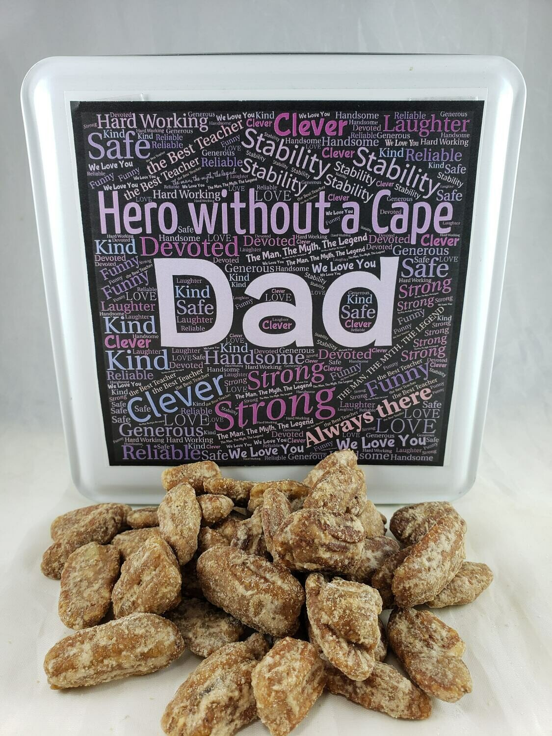 Father's Day Gift Tin with Nuts