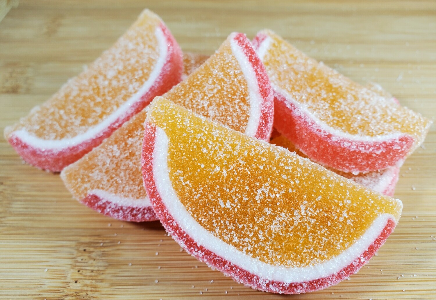 Gourmet Peach Flavor Jelly Fruit Slices
