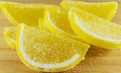 Gourmet Lemon Flavor Jelly Fruit Slices