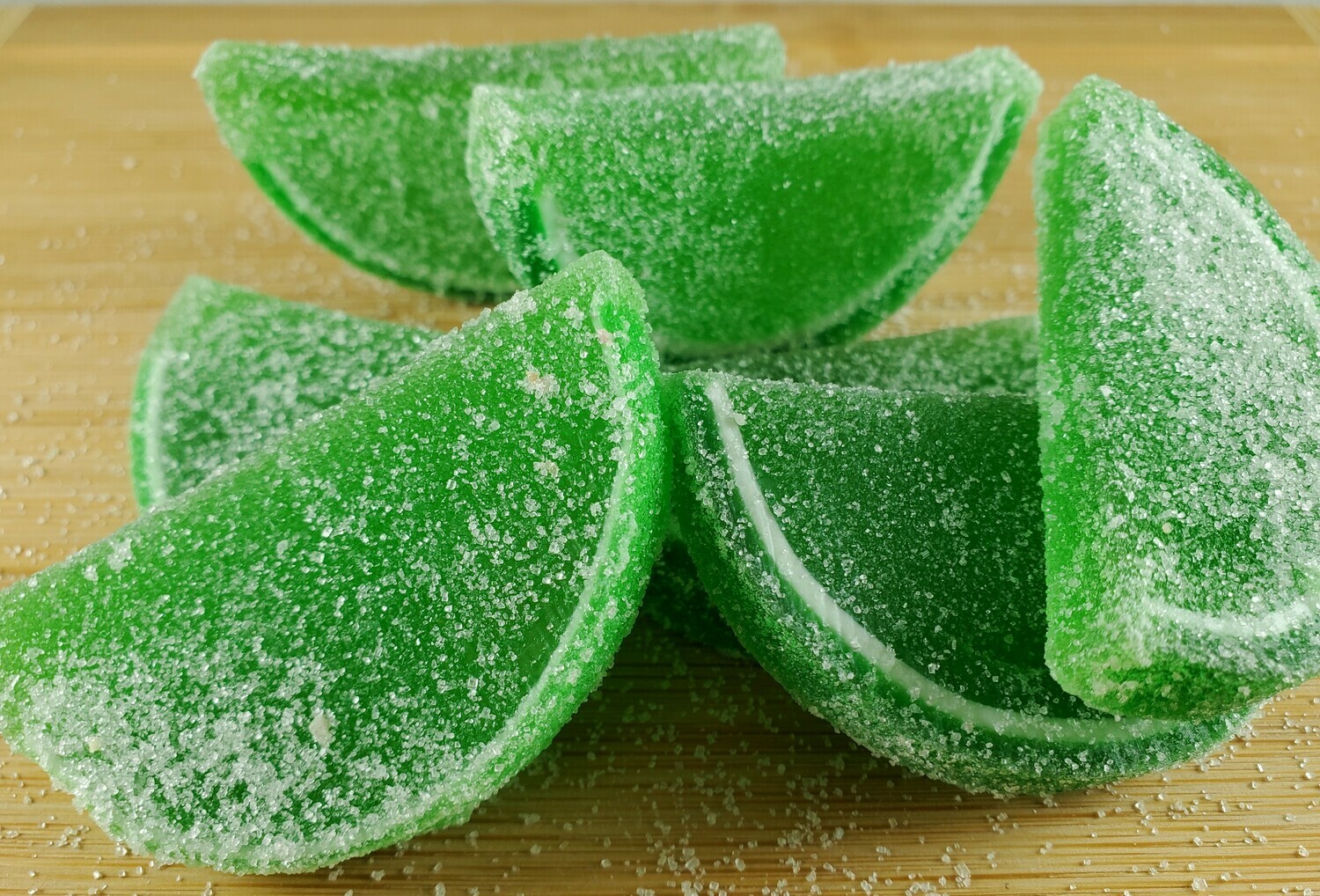 Gourmet Lime Flavor Jelly Fruit Slices