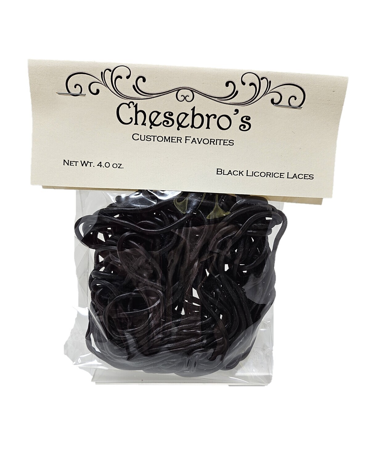 Black Licorice Laces 3.0 oz.