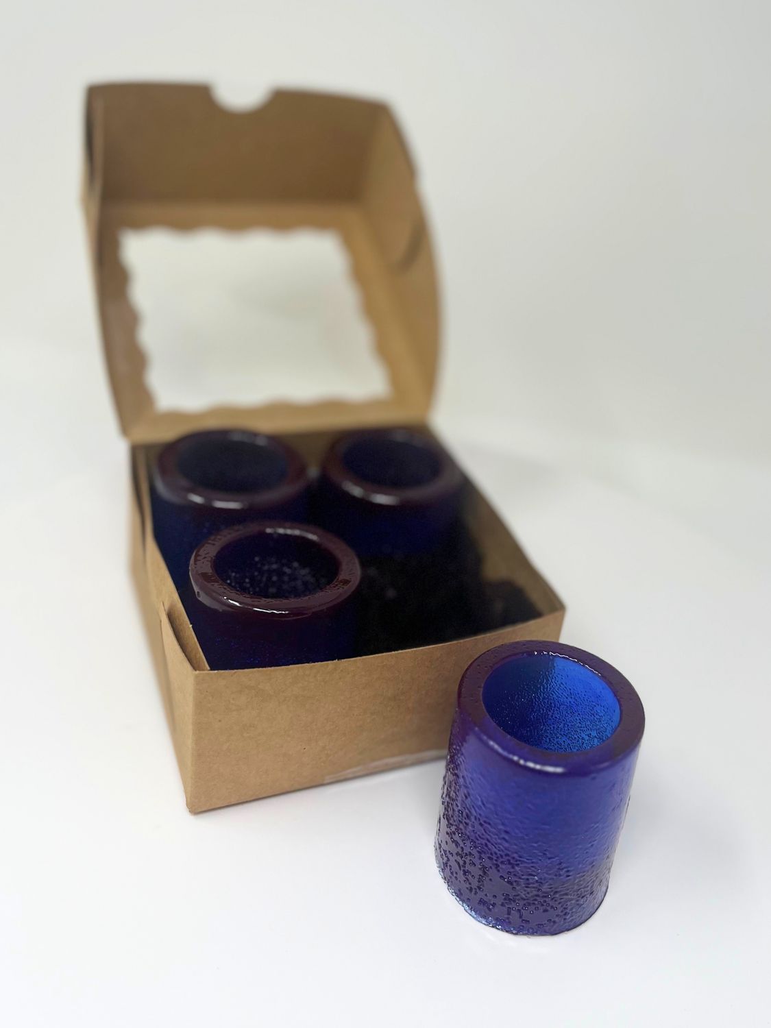 Blue Raspberry Shot Glasses 4-Pack