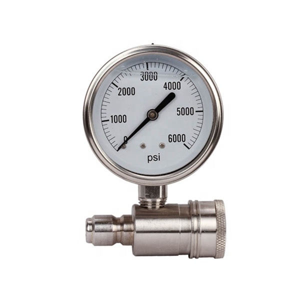 Pressure Gauge (with quick connections) 00012