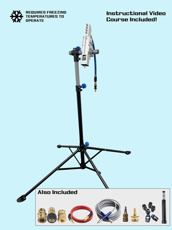 Snow Guns Backyard Snowstorm