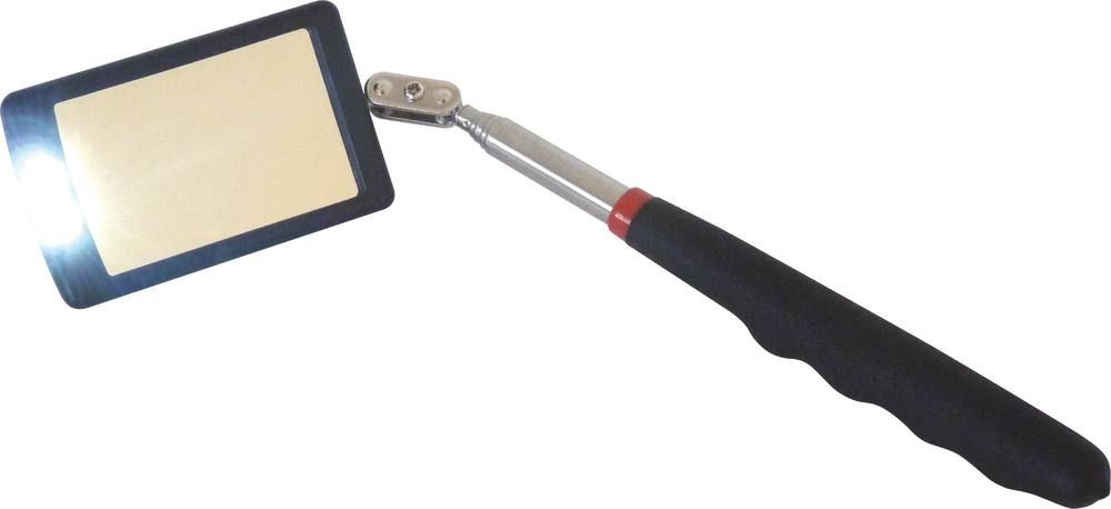 Miroir d'inspection télescopique 290 à 876mm avec LED