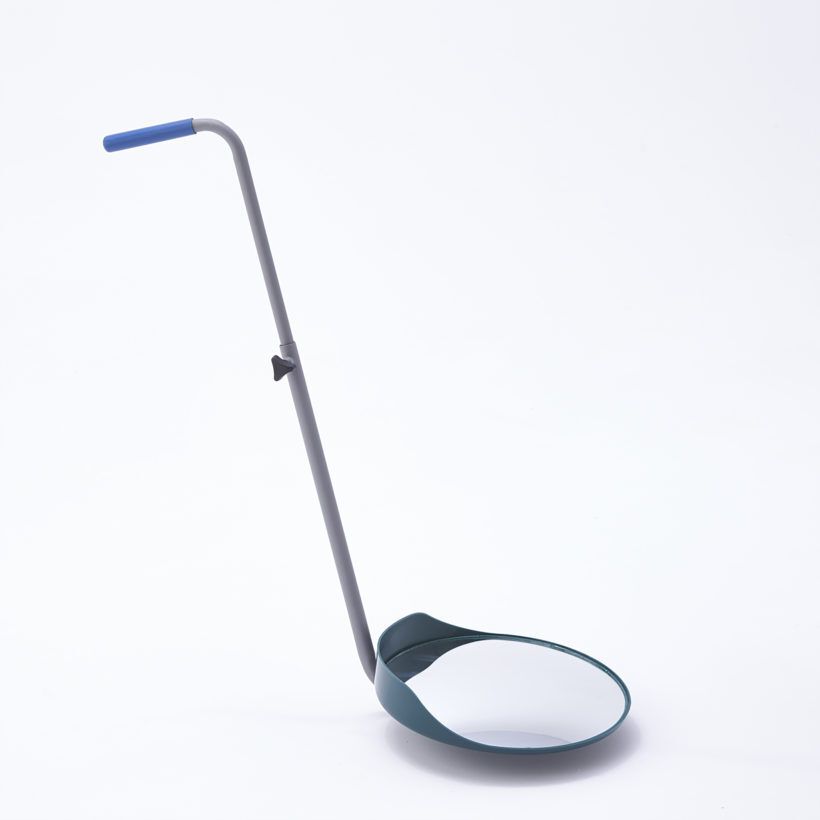Miroir De Visite Ø 30cm Avec Poignée Sur Canne 1,20m