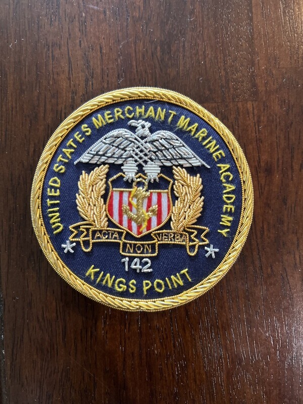 USMMA Embroidered 4 Pin Patch