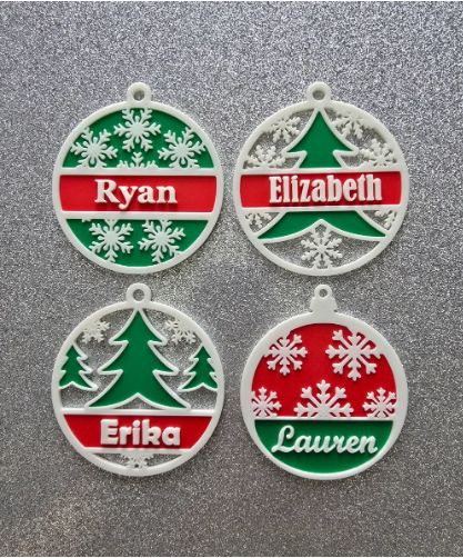 Personalized Christmas Ornaments