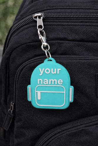 Personalized Backpack Keychains