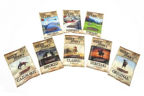 Full house: Beef Jerky, Beef Bites, Beef Bar, Turkey Jerky