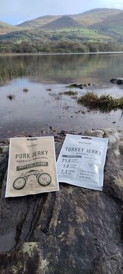 Turkey Jerky and Pork Jerky, 40g
