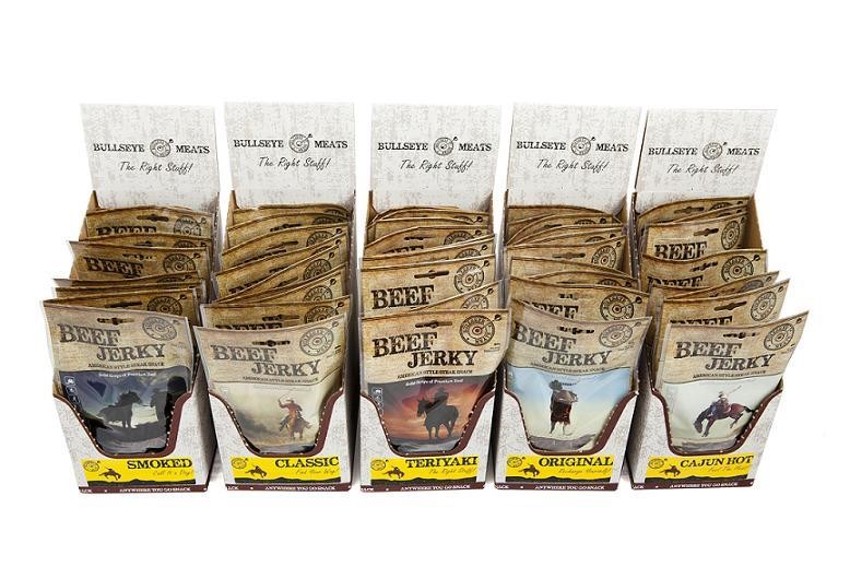 Beef jerky, 20 x 25g - 2.29€ per bag