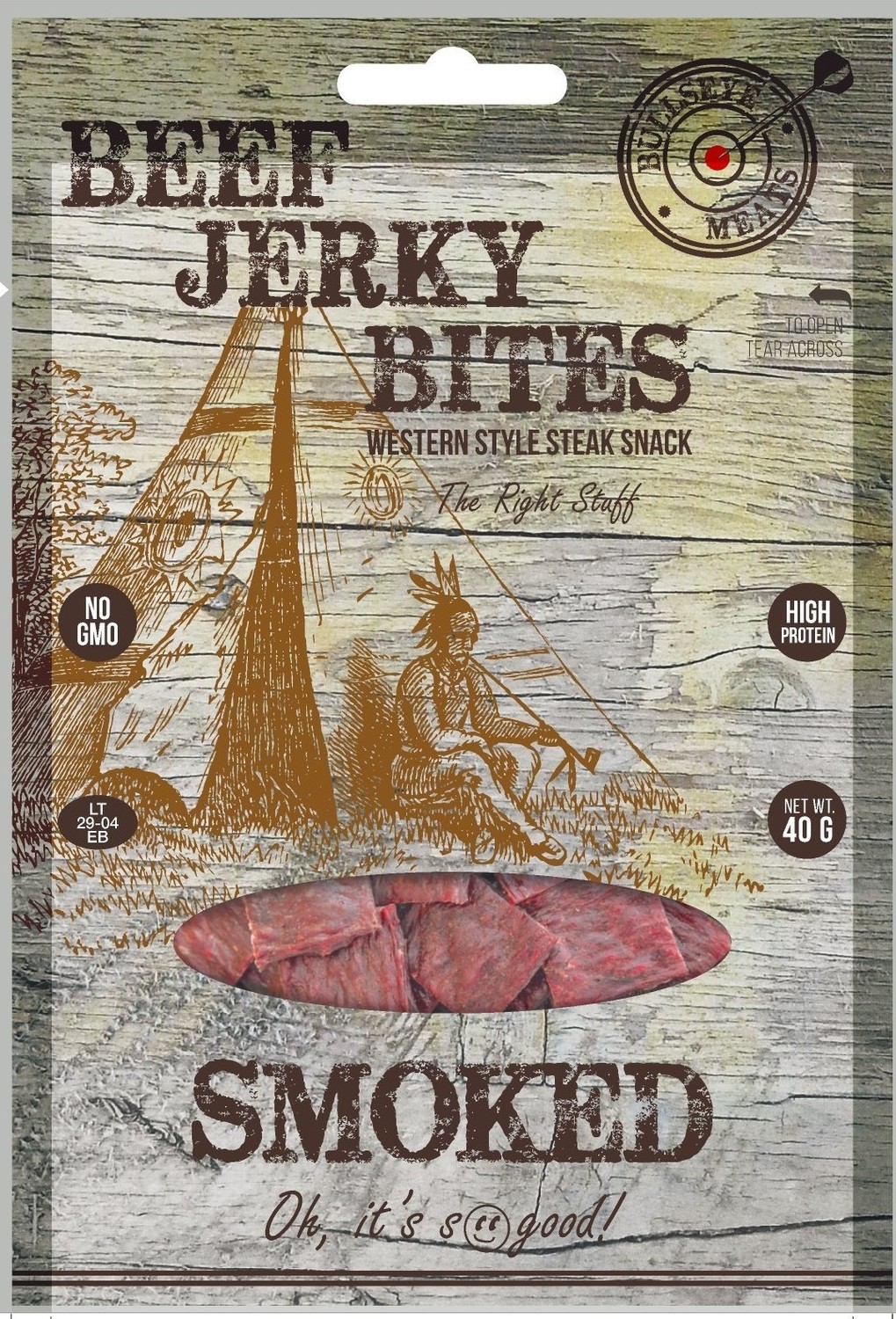 Smoked Beef jerky BITES 10 x 40 g