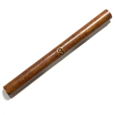 Takrut Tone Dtok Laekh Sam 4 Inches Magic Scroll Code Stamp 3 &amp; Authenticity Certificate Luang Phu Tim