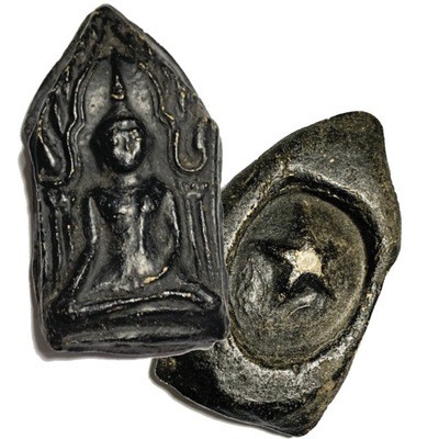 Pra Khun Phaen Pong Prai Kluk Rak Hlang Daw Aathan Star in Rear Face Luang Por Pina Free EMS Worldwide