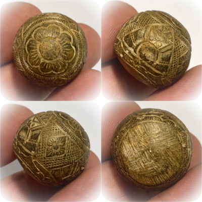 Kot Kala Phueak Pra Rahu Mai Mee Ta Albino Eyeless Coconut Carved Asura Deva Eclipse God Luang Por Pin Wat Srisa Tong