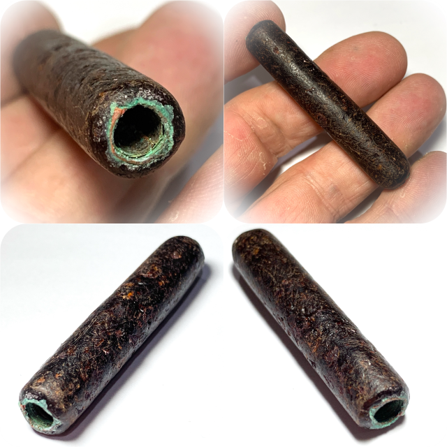 Takrut Tone Ying Mai Ork Pork Nuea Krang 2.5 Inches Luang Por Tong Sukh Circa 2480 BE