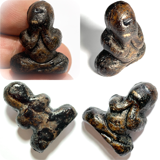 Pra Pid Ta Amulet Pim Chalud Yai Nuea Pong Jum Rak Luang Phu Glin Wat Sapan Sung