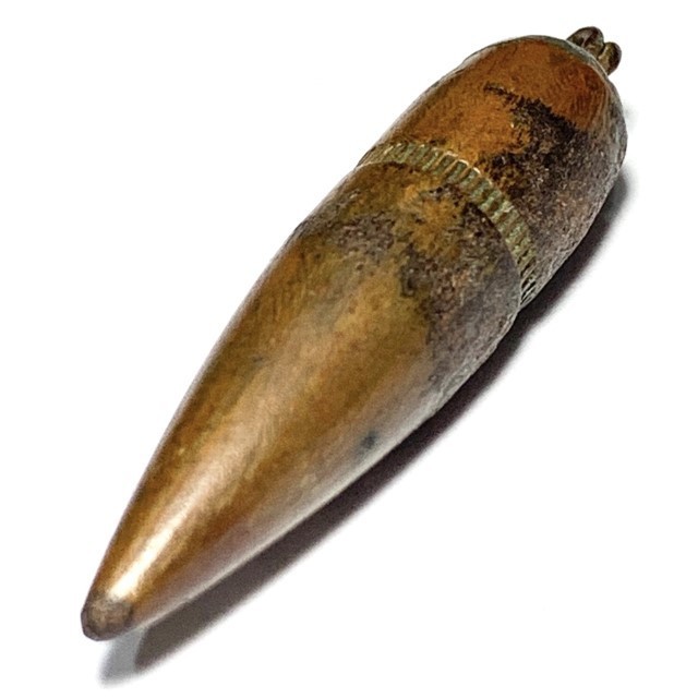 Takrut Look Grasun 9mm Bullet Invincibility Spell 3 Cm Early Era Luang Por Guay Wat Kositaram