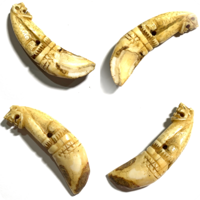 Khiaw Suea Fai Golden Jungle Cat Tooth Hand Inscriptions Luang Por Nok Wat Sangkasi