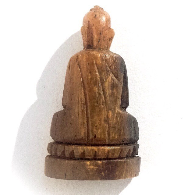 Pra Putta Kodom Khao Kwai Gae Carved Horn Siddhartha Buddha Rare Master Class Amulet Luang Por Derm Wat Nong Po
