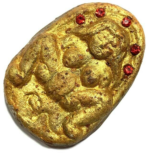 Mae Bper Ongk Kroo Pim Jumbo Hlang Baeb Nuea Pong Asupa Early Era Necromantic Powders 5 Gemstone Inserts Luang Por Pina Free EMS