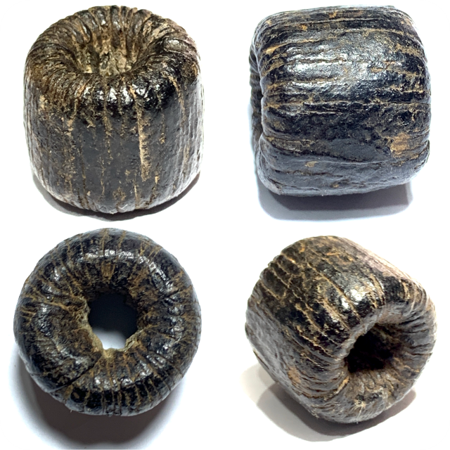 Takrut Pitsamorn Bailan Sacred Parchment Scroll Spell Luang Phu Gaew Long Rak Chart 1.5 x 1.5 Cm Wat Puang Malai 2450 BE
